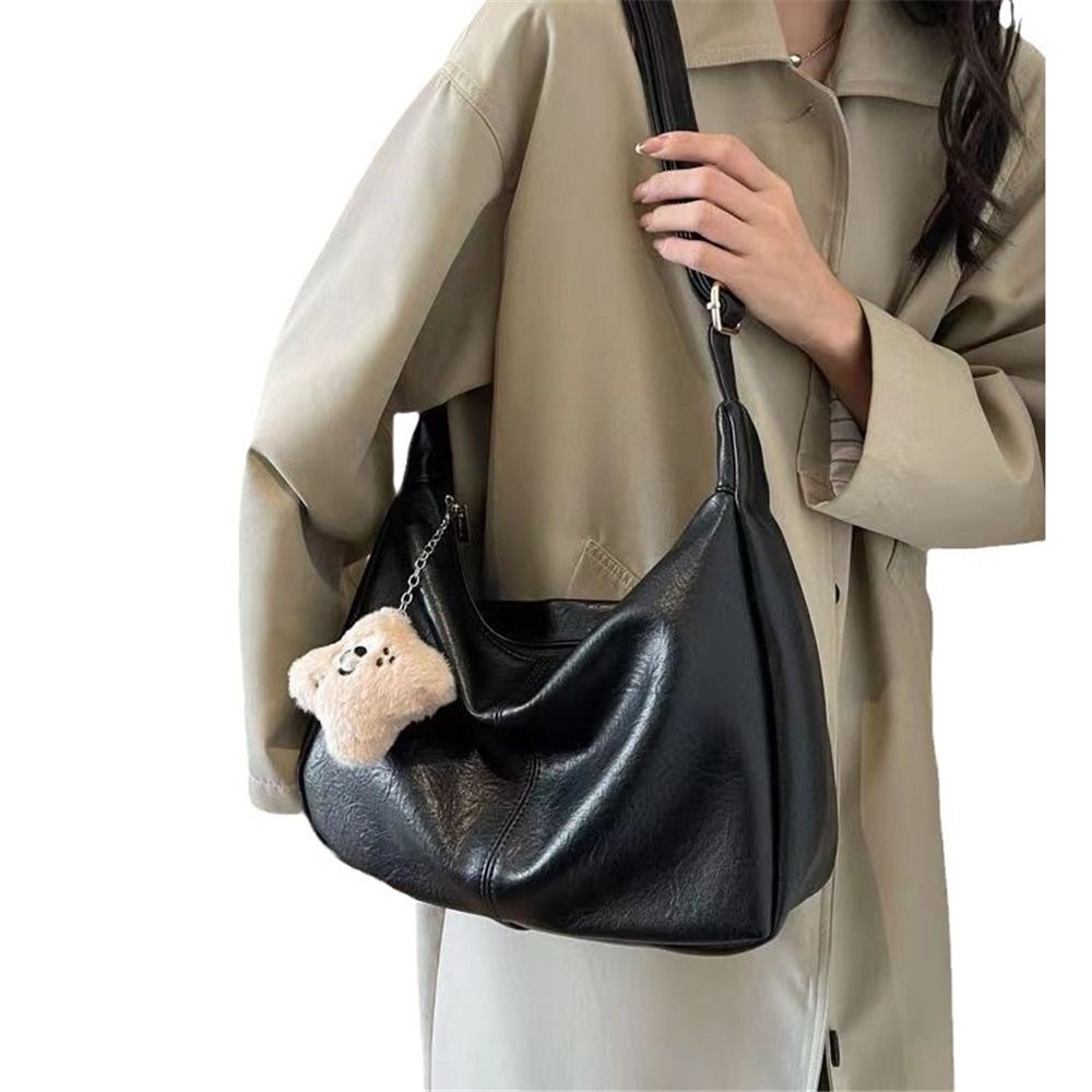 Hobo Bag Slouchy - Kadınlar için Tasarımcı Bol Omuz Çantası