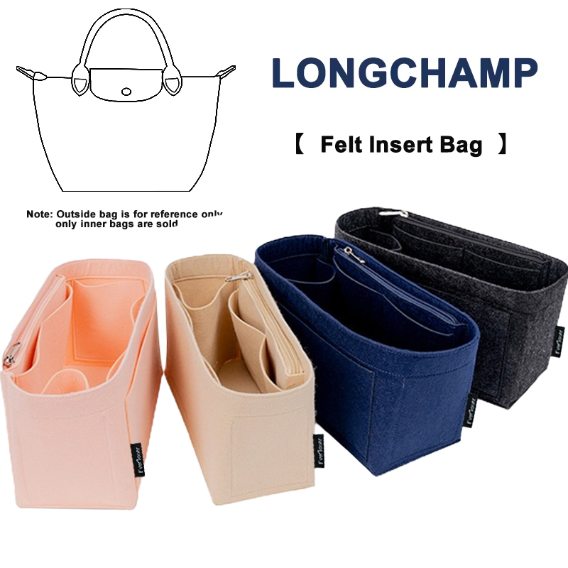 Women'S Bags Longchamp - EverToner kadın keçe ekle çantası makyaj