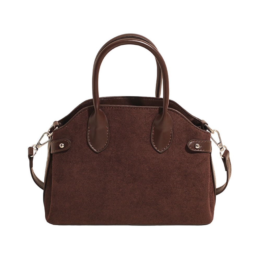 Hobo Bag Slouchy - Omuz Çantası Süet Boston Omuz Çantası