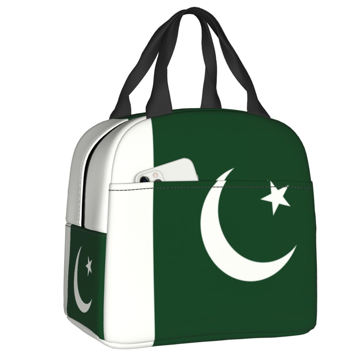 Women Bags Pakistan - Özel Pakistan Bayrağı Yalıtımlı yemek çantası