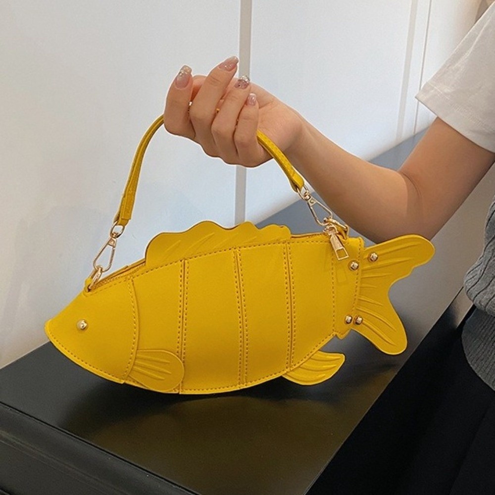 Hobo Bag Slouchy - Yaratıcı Simülasyon Balık Şekilli Çapraz Askılı