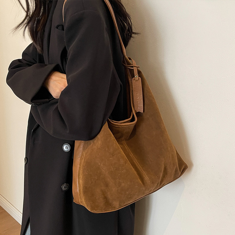 Kadın Kahverengi Omuz Çantası, - Hobo Bag Slouchy incelemesi ve fiyatı