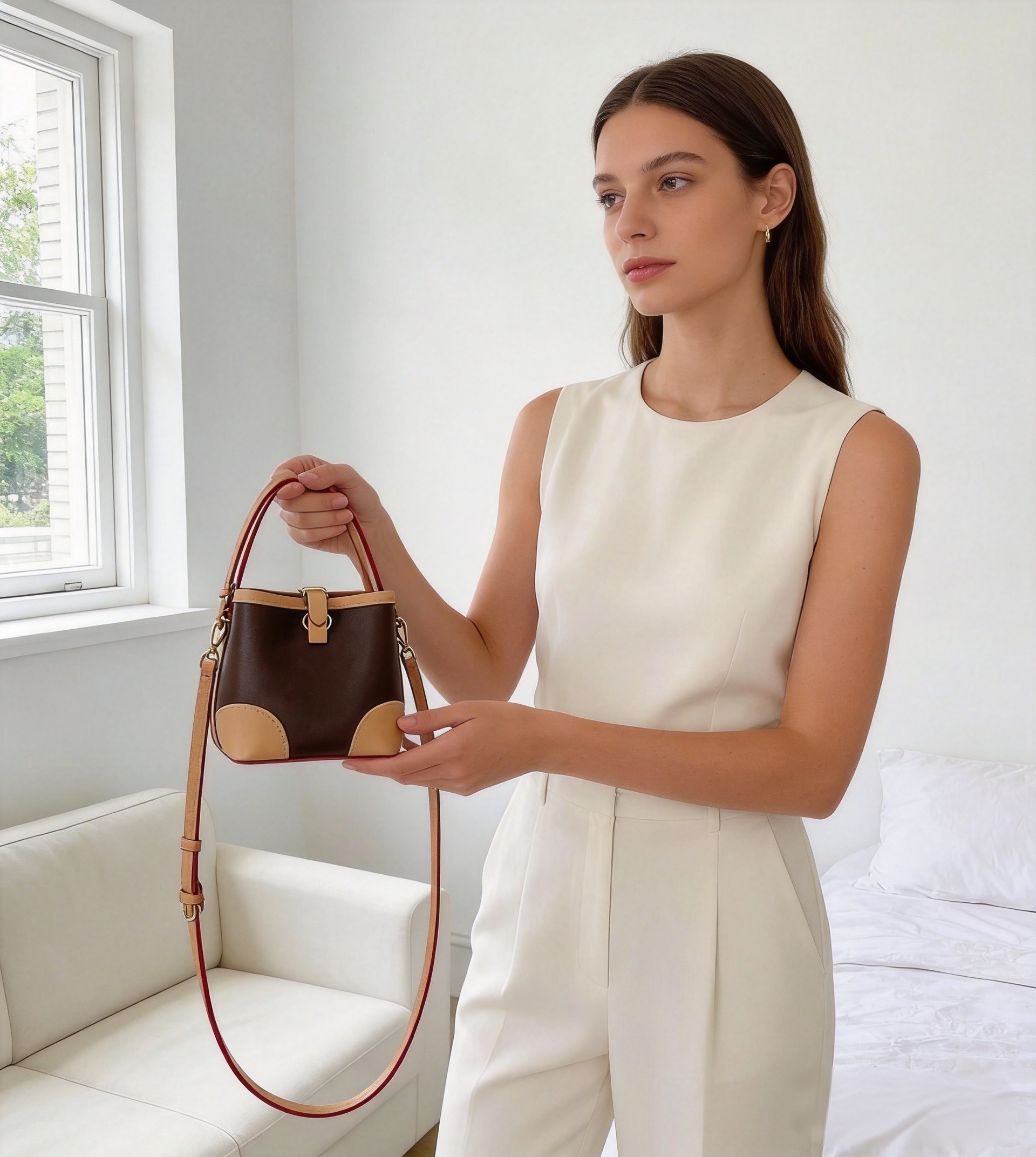 Premium PU Deri Üst Saplı Çant - Women'S Work Bags Designer incelemesi ve fiyatı