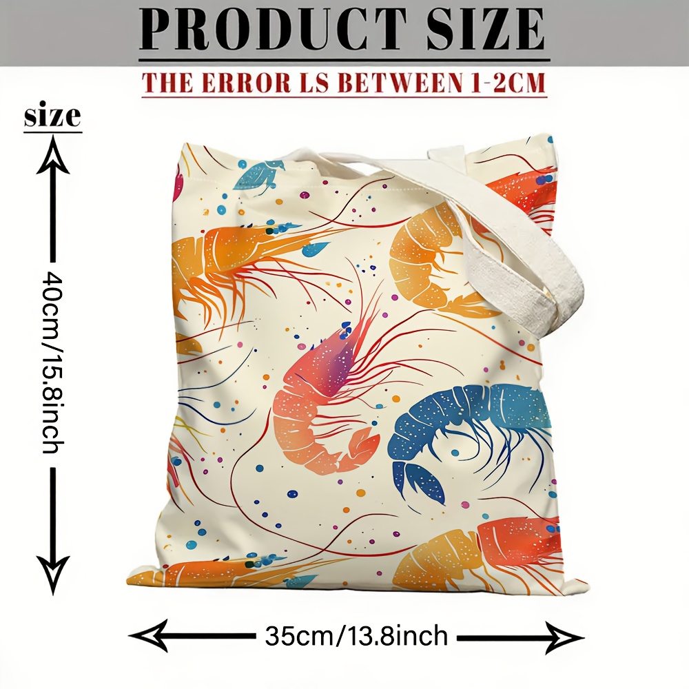 Renkli Karides Desenli Tote Ça - Women'S Bags Very incelemesi ve fiyatı