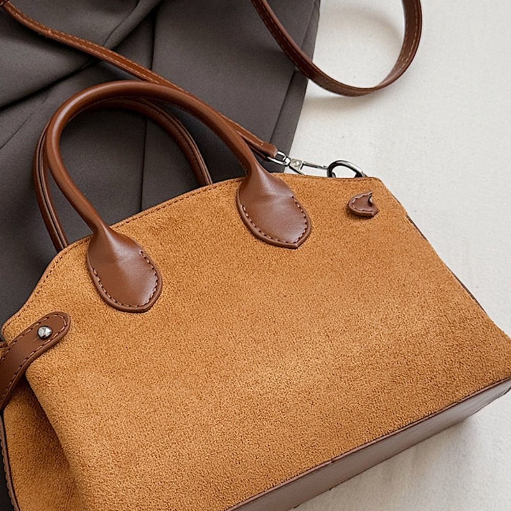 Omuz Çantası Süet Boston Omuz  - Hobo Bag Slouchy incelemesi ve fiyatı