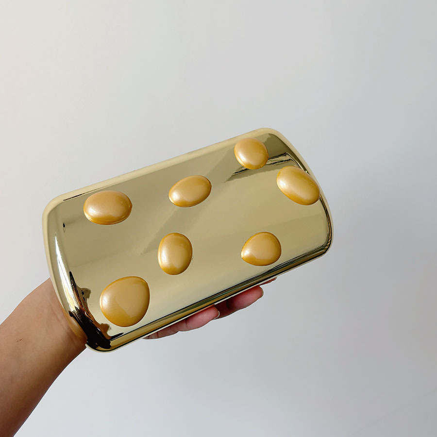 Altın PU Deri Metal Kapaklı Ku - Women Bags Gold incelemesi ve fiyatı