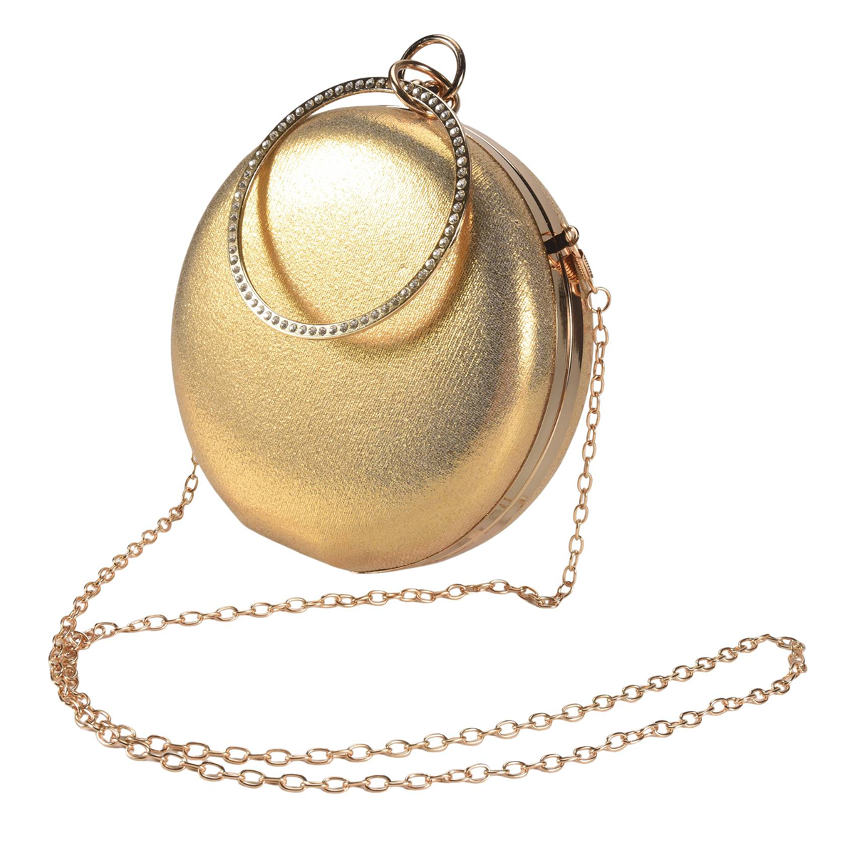 ABQR Yuvarlak Şekilli Kadın Ak - Women Bags Gold incelemesi ve fiyatı
