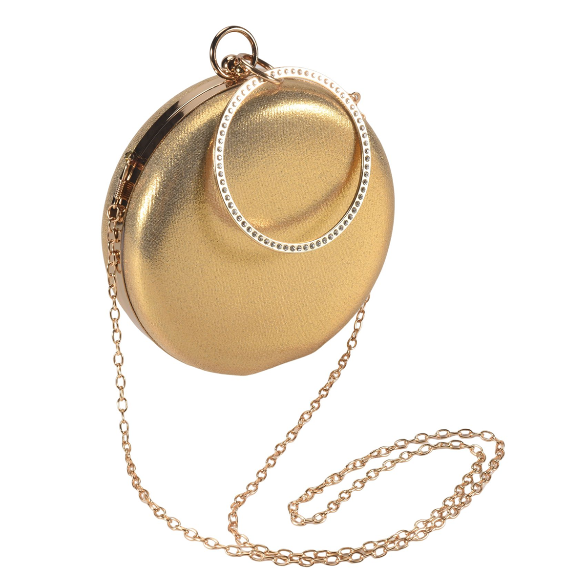 ABQR Yuvarlak Şekilli Kadın Ak - Women Bags Gold incelemesi ve fiyatı