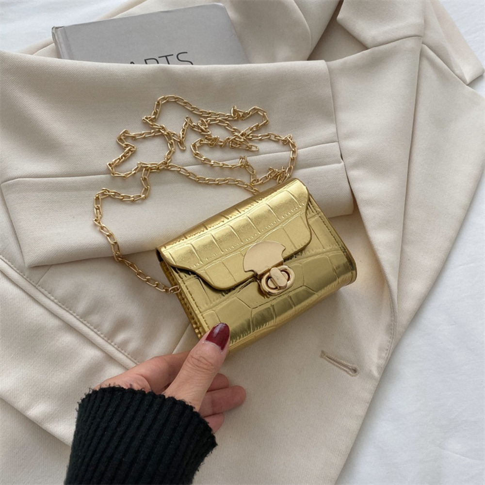 Mini Çanta, Sarı ve Altın Reng - Women Bags Gold incelemesi ve fiyatı
