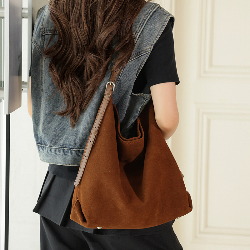 Kadın Hakiki Süet Sığır Derisi - Hobo Bag Slouchy incelemesi ve fiyatı