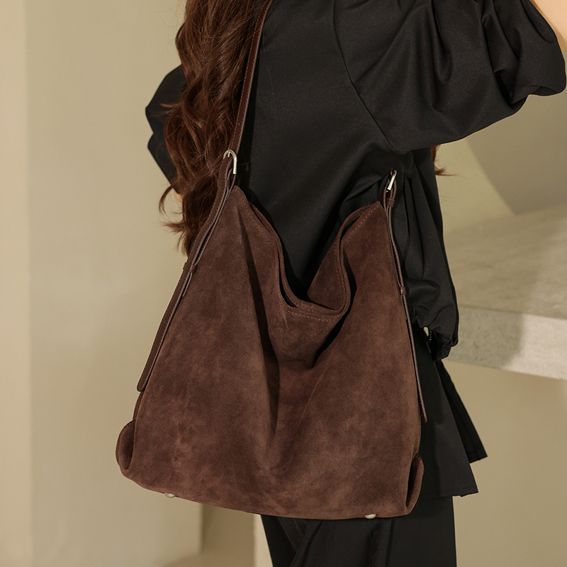 Kadın Hakiki Süet Sığır Derisi - Hobo Bag Slouchy incelemesi ve fiyatı