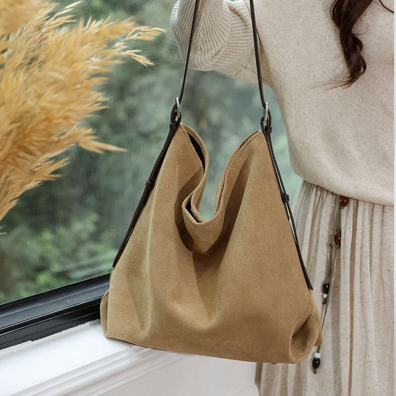 Kadın Hakiki Süet Sığır Derisi - Hobo Bag Slouchy incelemesi ve fiyatı