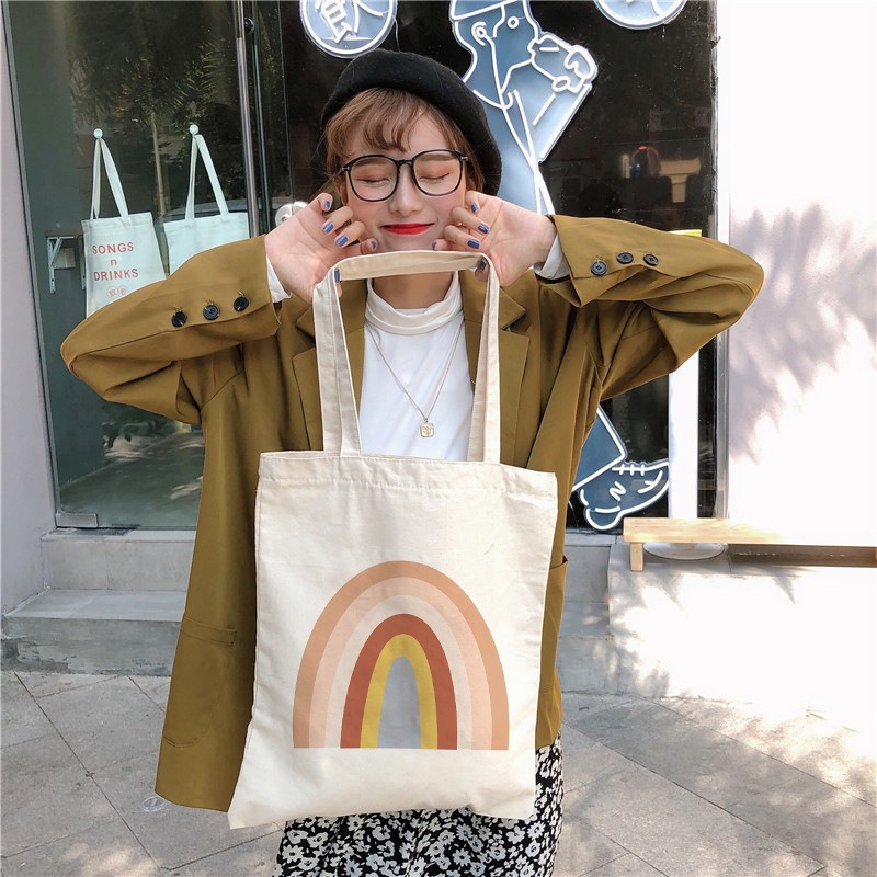 Renkli Gökkuşağı Tasarım Tote  - Women'S Work Bags Designer incelemesi ve fiyatı